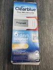 Clearblue Digital Pregnancy 6 Days Sooner Early Detection 2 Tests -new. Price: $12.50.