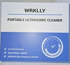 Wrklly Portable Ultrasonic Cleaner Rechargable 80ML Waterproof 2 Cleaning Modes New. Price: $18.25.