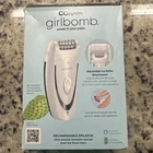 Conair Girlbomb Rechargeable Hair Remover Epilator GBE20 Ergonomic Grip Roller Open. Price: $21.99.