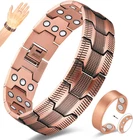 Vicmag Copper Magnetic Bracelet For Men, 3X Strength Magnets, Pure New. Price: $45.71.
