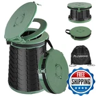 Plogging Xxl Portable Toilet -19.7H 15 Adjustable Foldable Camping New. Price: $100.50.