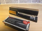 Vintage Swingline 767 Black / Wood Grain Metal Desk Office Stapler Ny Usa Retro Used. Price: $16.28.