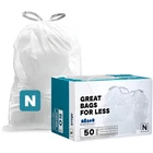 Plasticplace Custom Fit Trash Bags, Compatible 1 Count (pack Of 50), White New. Price: $30.90.