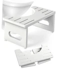 Yose Squatting Potty For Adults, Foldable Bamboo Toilet Stool White New. Price: $43.18.
