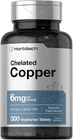 Chelated Copper 6 Mg 300 Tablets Vegetarian, Non-gmo By Horbaach New. Price: $12.98.