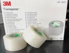 3M Transpore Clear Surgical Tape 1" X 10 Yards - 1, 2, 4, 6, 12 24 Rolls New. Price: $14.95.