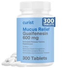 Curist Guaifenesin 600 Mg Extended Release Tablets (300 Count (pack Of 1) New. Price: $41.67.