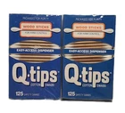 ( Lot Of ) Vintage Q-tips Wood Sticks 125 Cotton Swabs Each Sealed New. Price: $29.95.