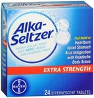 Bayer Alka-seltzer Heartburn Relief Effervescent Tablets Extra Strength (24/BX) New. Price: $25.61.