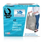 Hippo Sak Tall Kitchen Bags Made With Recycled Ocean Plastic 45 Count New. Price: $32.56.