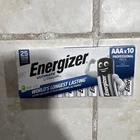 Energizer Ultimate Lithium Long Lasting Aaa Leakproof Batteries 634353 10 Pack New. Price: $35.00.