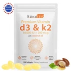 Daiasns Vitamin D3 K2 120 Softgels 10000IU Supports Muscle Brain Health Helps New. Price: $20.00.