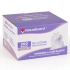 Valueguard Trash Bags Garbage 13 Gallon Drawstring Tall Waste For Kit... New. Price: $38.30.