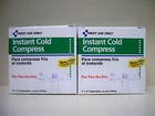 *new* First Aid Only Instant Cold Compress 9"L X 6"W Disposable - 2 Count. Price: $9.00.