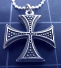 Iron Cross Necklace Stainless Steel Ball Chain New Lemmy Pendant German. Price: $24.00.