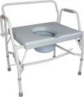 Dmi Drop Arm Portable Toilet Commode, Extra-wide Seat, 500 Pound Weight Capacity New. Price: $129.90.