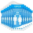 Whpqhw 12 Pcs Disposable Urine BAGS,900ML Pee For Travel Large, Blue New. Price: $10.46.