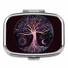 Celestial Tree Of Life Pill Box Metal Travel Medicine Case 2 Compartment New. Price: $19.99.