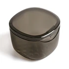 Uouovo Upgraded Denture Bath Box Cup, No-leak Transparent Grey New. Price: $19.99.