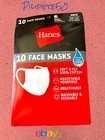Hanes 100% Cotton Face Reusable Washable Adult Masks New. Price: $9.99.