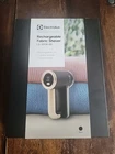 Electrolux Rechargeable Fabric Shaver 3-SPEED Lint Remover Open Box Unused. Price: $35.00.