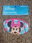 Minnie Mouse Cloth Face Mask Kids Age 4 & Up Disney New. Price: $5.99.