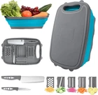 Cping Cutting Board, Hi Ninr Collapsible Chopping With Colander, New. Price: $35.06.