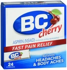 Bc Pain Reliever Aid Sealed Powders With Cherry Flavor Fast Relief 24 Ct Pack New. Price: $24.44.