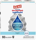 Glad Forceflex Maxstrength Leakguard Trash Bags, 90 Count (pack Of 1), Gray New. Price: $34.78.
