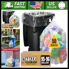 Tasker Extra Large Clear Heavy Duty Trash Bags With Ties 50 Pack New. Price: $125.99.