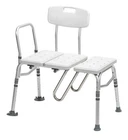 Drive Medical Splash Defense Transfer Bench For Bathtub With Curtain Guard New. Price: $70.00.