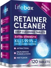 Retainer Cleaner Tablets - 120 Denture Cleaning (pack Of 1) New. Price: $21.46.