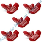 *5-PACKS* Medline Double Tread Fall Prevention Red Slippers MDT211218R New. Price: $19.99.