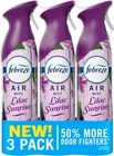 Febreze Air Mist Odor-fighting Freshener Spray, Lilac Scent, 8.8OZ, 3 Count New. Price: $14.99.