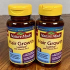 Lot Nature Made Hair Growth Lustriva 30 Softgels Exp 10/2026 New. Price: $44.95.