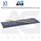 Silver N!trate Etching Sticks 50% 115 Mm 10PCS Cautery For Warts & Corns New. Price: $101.00.