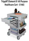 Trippnt Element 01 All Purpose Healthcare Cart - 51463 New. Price: $508.16.