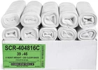 SCR-404816C 45 Gallon Clear Trash Bags (250 Count) 39' X 46' Micron New. Price: $60.95.