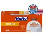 Hefty Strong Tall Kitchen Trash Bags Unscented Gallon 45 Count 10013700017237 New. Price: $20.43.