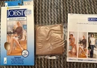 Jobst Opaque Compression Stockings 15-20 Closed Toe Knee Highs Silky Beige New. Price: $17.99.