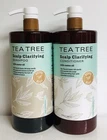 Natural Beauty Tea Tree Scalp Clarifying Shampoo & Conditioner With Castor Oil New. Price: $49.99.