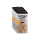 60 Rayovac Extra Hearing Aid Batteries Size: 13 + Battery Caddy. Exp 2029 New. Price: $17.01.