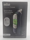 Braun Thermoscan 7+ Connect Ear Thermometer Open Box Used. Price: $38.00.