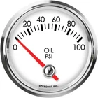 Speedhut L25-OP6-LEG 2-5/8" Oil Pressure Gauge 0-100 90 Degree New. Price: $195.97.