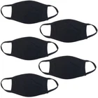 5 Pack Breathable Hanes Black Soft Cotton Reusable Protective Face Mask Cover New. Price: $9.75.