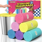 Count Gallon Small Trash Bags Colored (pack Of 150), 4GAL-150 New. Price: $16.91.