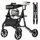 Zero Wobble Rollator Walker With Seat For Seniors, 350LB Capacity, 18" Extra ... New. Price: $177.79.
