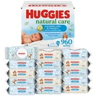 Huggies Natural Care Cucumber, Aloe And Vitamin 64 Count (pack Of 15), White New. Price: $41.14.