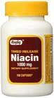 Rugby Niacin 1000 Mg. Tablets (set Of 3 Bottles 100) New. Price: $26.77.