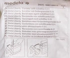 Medela 087.0012 - Invia Liberty Canister W/ Solidifier 0.3L Exp. 11/2026 New. Price: $23.99.